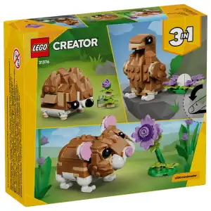 LEGO Creator 3 in 1 31376 Cute Hamster with a Flower 166 Pcs miniatura 4